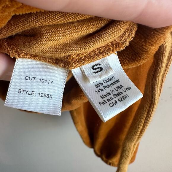 Stark X Velour Jogger Set Warm Goldenrod S/M - Picture 4 of 16